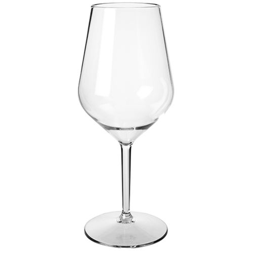 Dieses Lady Abigail Weinglas von 47 cl ist aus transparentem Kunststoff gefertigt und eignet sich für Gravur und Druck